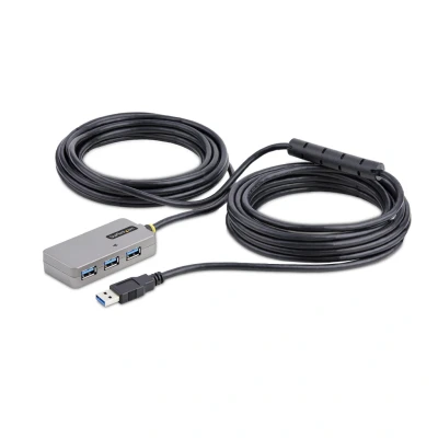 Afbeelding van StarTech.com U01043 USB EXTENDER interface hub 3.2 Gen 1 (3.1 1) Type A 5000 Mbit/s Zwart, Z