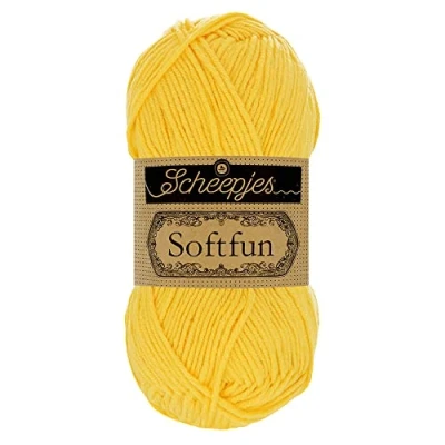 Afbeelding van Scheepjes Softfun 2518 Kanarie Garen 10x50g