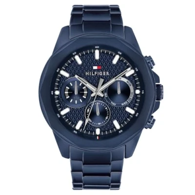 Afbeelding van Tommy Hilfiger LARS Chronograaf, Heren, Maat: One Size, Navy