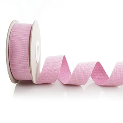 Afbeelding van Trimz Katoen Heavy Duty Singel, Roze, 5m x 40mm
