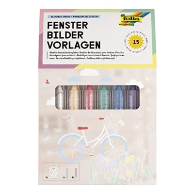 Afbeelding van Sjablonen + 7 markers, Bloom &amp; Grow