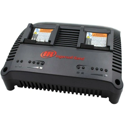 Afbeelding van Ingersoll Rand BC1221 EU IQv lithium ion DualBay oplader 12V/20V LED indicator USB poort