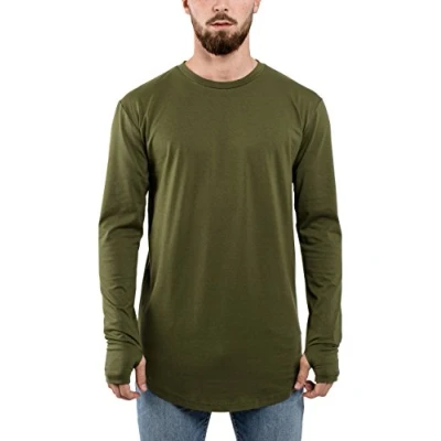Afbeelding van Blackskies Round Longsleeve, Heren, Maat: Large, Olive