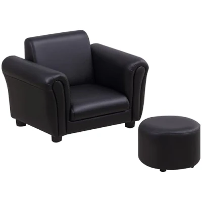 Afbeelding van HOMCOM Kindersessel mit Fußhocker 310 008
