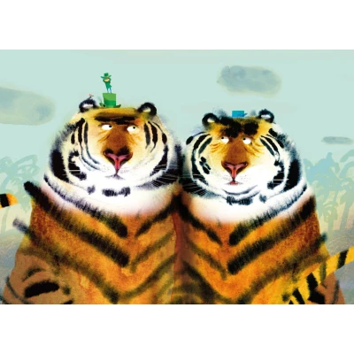 Afbeelding van KEK Two tigers MJ WS 096 (Met Gratis Lijm)