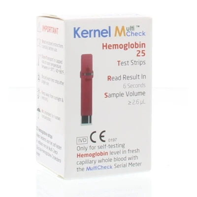 Afbeelding van Testjezelf.Nu Multicheck Hb Strip