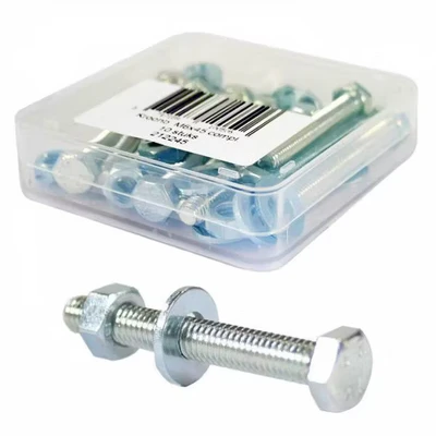Afbeelding van Bofix Vorkkroonbout m6x45 inlc. moer. per 10