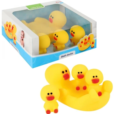 Afbeelding van Little Stars Grote Badeend Met 3 Kleine Badeendjes