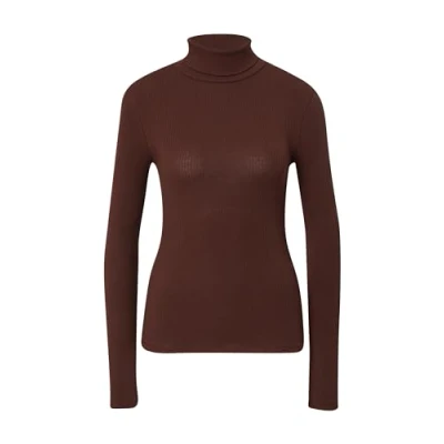 Afbeelding van Pieces Pckitte Rollneck Longsleeve, Dames, Maat: Large, Chicory coffee