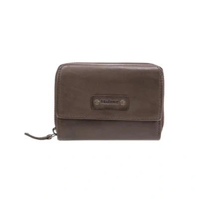 Afbeelding van Maitre Steinbach Dagrete Portemonnee, Heren, Maat: One Size, Darkbrown