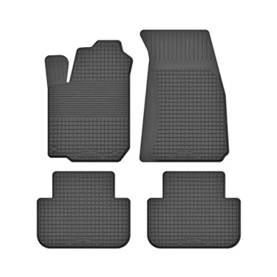 Afbeelding van Rubberen matten vloermatten 1,5 cm rand compatibel met Subaru Forester I (Bj. 1997 2002) ideaal aangepast 4 delen ONE Set