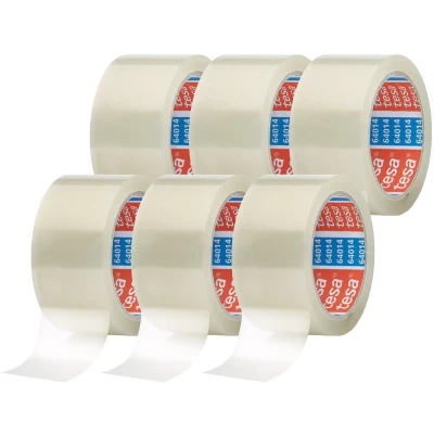 Afbeelding van tesa tesapack 64014 500 00 Plakband Transparant (l x b) 66 m 50 mm 6 stuk(s)