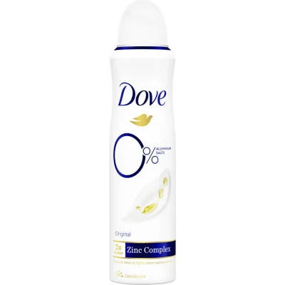 Afbeelding van Dove Deodorant 0% Original 150 ml