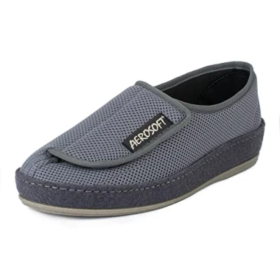 Afbeelding van Aerosoft 6072 4P Lage schoen voor dames en heren, antislip, ademend, Grijs, 36 EU