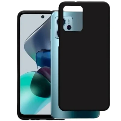 Afbeelding van Just in Case Soft Design Motorola Moto G23 Back Cover Zwart