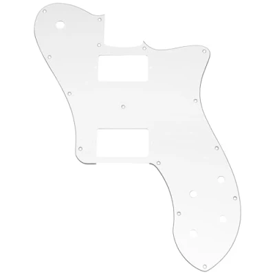 Afbeelding van Musiclily Pro 15 Schroefgaten Bedekte HH Slagplaat voor Mexico Fender 72 Tele Deluxe stijl Elektrische Gitaar, 3 laags Wit