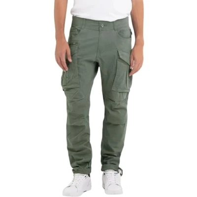 Afbeelding van Replay JOE Cargobroek, Heren, Maat: 29x34, Aviator green