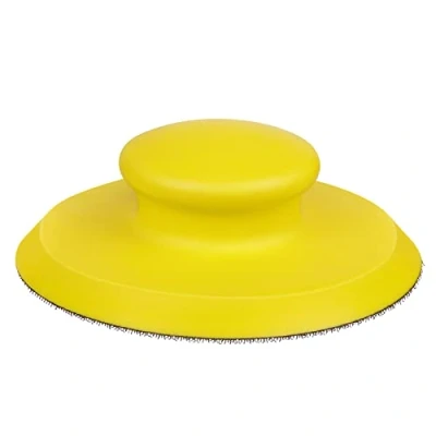 Afbeelding van STEBRUAM Schuurblok met klittenband (15,2 cm) , haak en lus, handschuurblok, muisvormige polijstschijf, handpad voor slijpwerkzaamheden