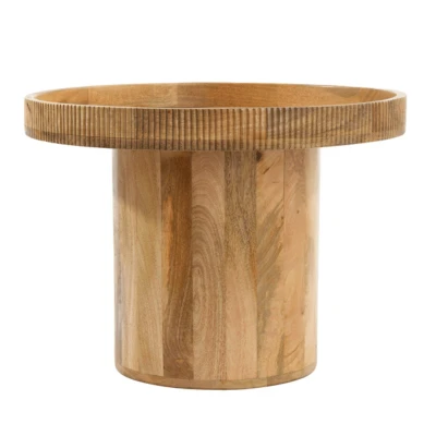 Afbeelding van Light &amp; Living Kalomo bijzettafel Ø60x44 cm Hout naturel