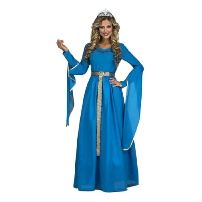 Afbeelding van Kostuums voor Volwassenen My Other Me Blauw Middeleeuwse Prinses (2 Onderdelen) Maat XL