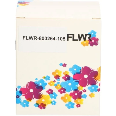 Afbeelding van FLWR Printetiket / 102 x 210 10 pack Wit geschikt voor Zebra