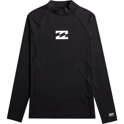 Afbeelding van Billabong UV Rashguard voor jongens met lange mouwen Waves All Day UPF50+ Zwart maat XS (8yrs)