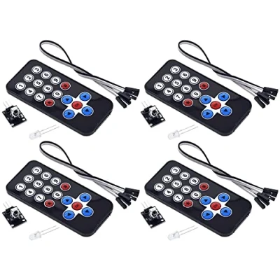 Afbeelding van Fasizi 4 stks Infrarood IR Draadloze Afstandsbediening Sensor Module Kits voor Arduino