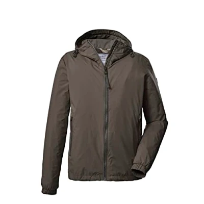 Afbeelding van G.I.G.A. DX Men&#039;s Casual functioneel jack/outdoorjack met capuchon GS 122 MN JCKT, green anthracite, S, 39435 000