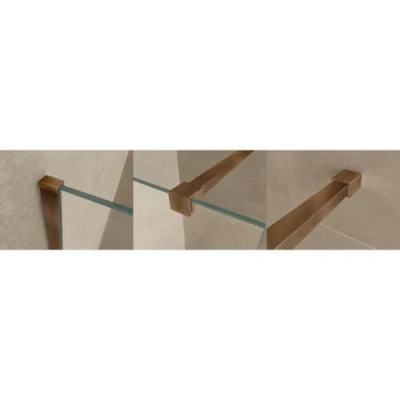 Afbeelding van Wiesbaden Slim profielset met stabilisatiestang 120 cm geborsteld