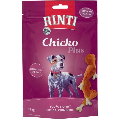 Afbeelding van 3x225g Extra Chicko Plus Kippendijen met Calcium RINTI Hondensnacks