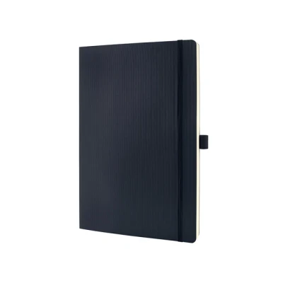 Afbeelding van Sigel Si Co310 Notitieboek Conceptum Pure Softcover A4 Zwart Geruit