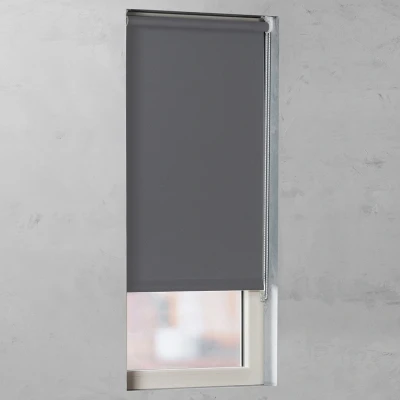 Afbeelding van Rolgordijn Smooth Smart Verduisterend Anthracite 210x190 (Grijs)