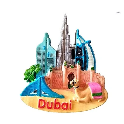 Afbeelding van Dubai Verenigde Arabische Emiraten 3D Koelkast Magneet Reizen Souvenir Gift Home &amp; Keuken Decoratie Magnetische Sticker Collectie