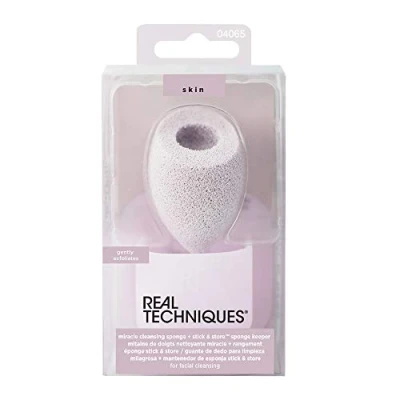 Afbeelding van Real Techniques Miracle Cleansing Sponge + Keeper