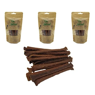 Afbeelding van Paw Natural Hondensnacks (3x150g) eendensticks 100% gluten en granenvrij van vers vlees gezonde dieren (450g)