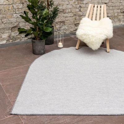 Afbeelding van Buitenkleed Mono Grijs/Wit Dubbelzijdig EVA Interior Druppel 200cm (L)