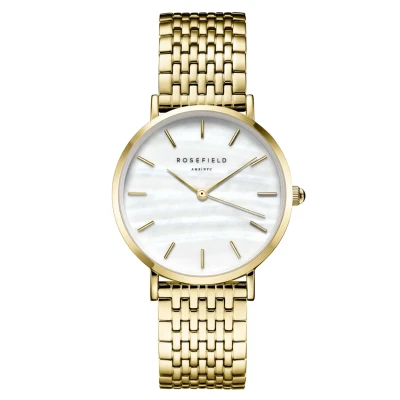 Afbeelding van Rosefield dames The Upper East Side horloge UEWG U21 in de kleur Goud