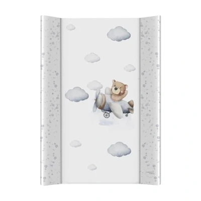 Afbeelding van Ceba Baby® Aankleedkussen voor baby&#039;s, stijf, 50 x 70 cm, 2 hoeken, wasbaar, meisjes en jongens, Öko Tex gecertificeerd, pilotenbeer, cm