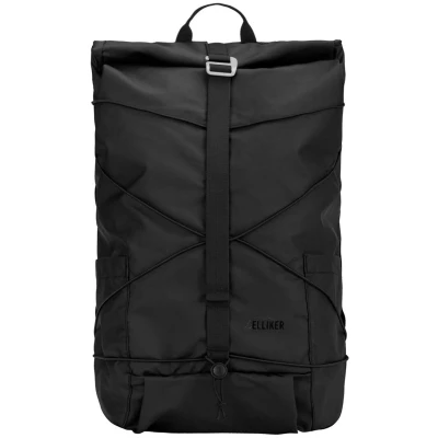 Afbeelding van Elliker Dayle Roll Top Backpack 21/25L black Laptoprugzak