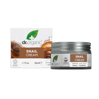 Afbeelding van 1+1 gratis Dr. Organic Slakkengel Gezichtscrème 50ml
