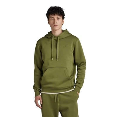 Afbeelding van G STAR Raw Premium Core Sweatshirt met capuchon voor heren, groen (Sage D16121 c235 724), XS
