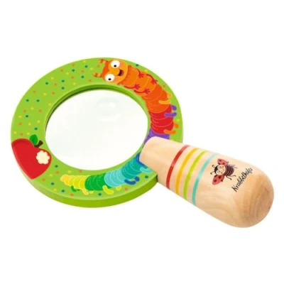 Afbeelding van moses. Kruipkever, grote handloep, praktische outdoor loep voor kinderen, extra groot vergrootglas met 3 en 5 voudige vergroting, perfect planten, insecten dieren observaties, kinderloep vanaf