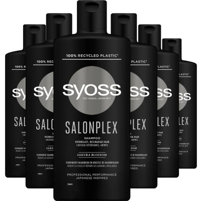 Afbeelding van 6x Syoss Salonplex Shampoo 440ml