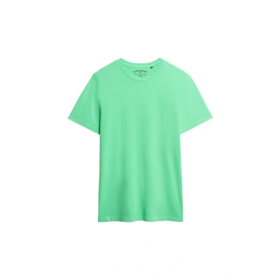 Afbeelding van Superdry Essential Tshirt basic, Heren, Maat: XL, Washed dry fluro lime