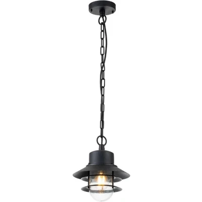 Afbeelding van Elstead Copenhagen Buiten Dome Wandlamp Zwart, IP44