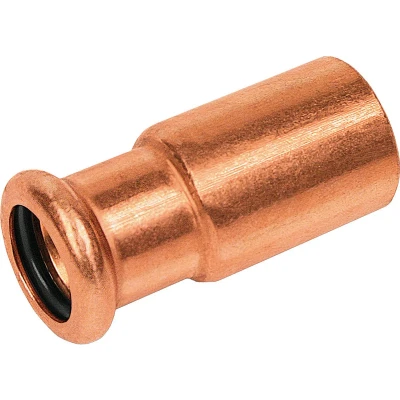 Afbeelding van BONFIX Press roodkoperen perskoppeling insteekverloop 22 x 15 pers