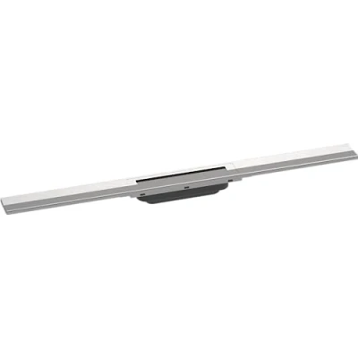 Afbeelding van hansgrohe Ready set douchegoot RainDrain Flex, afvoergoot 800 mm, vloerafvoer douche in te korten, geborsteld roestvrij staal