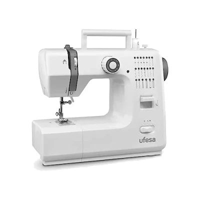 Afbeelding van Ufesa SW2002 Deluxe, Naaimachine, 20 Patroonsteken, LCD Scherm, Naailicht, Voetpedaal, 12V vermogen