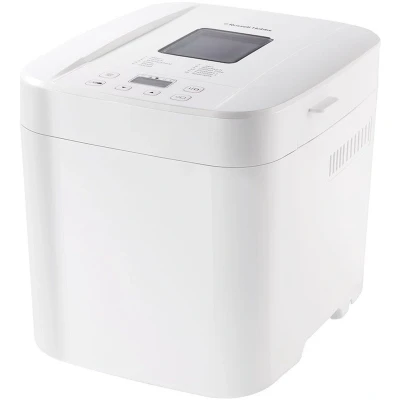 Afbeelding van Russell Hobbs Broodbakmachine [12 programma&#039;s, 3 bruiningsniveaus] Compact (timer, 750 g &amp; 1 kg, warmhoudfunctie, bakvorm met antiaanbaklaag, ook geschikt voor jam en cake) 27260 56