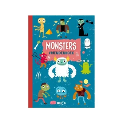 Afbeelding van Ballon vriendenboek Monsters